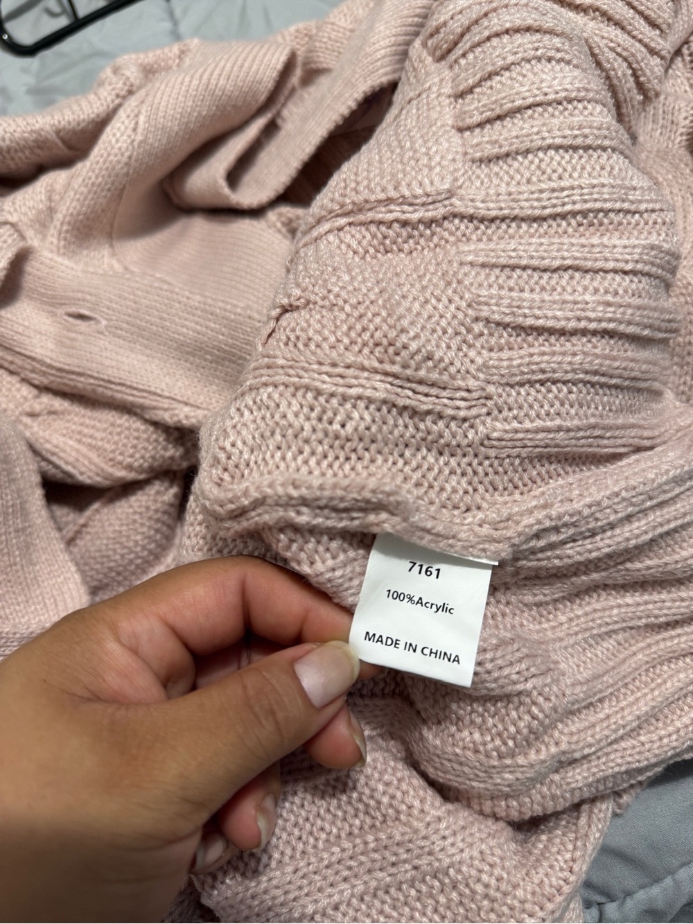 Pretty Garden Sweater Womens XL Button Up Cardigan Cableknit Blush Grandpa Core - Picture 5 of 9